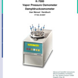 Manual Vapor Pressure Osmometer