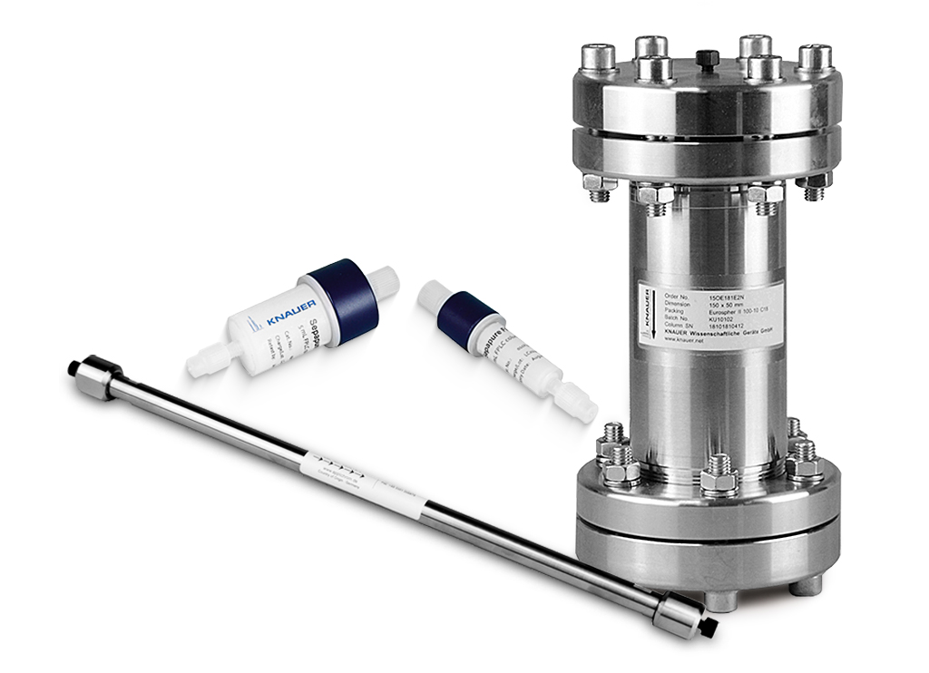 KNAUER HPLC und UHPLC Säulen KNAUER HPLC und UHPLC Säulen
