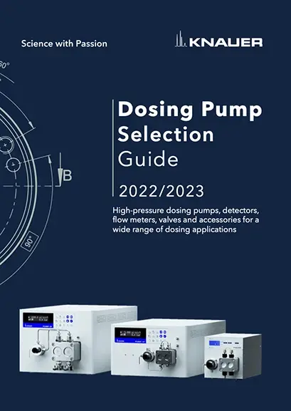 KNAUER Dosing Pump Selection Guide