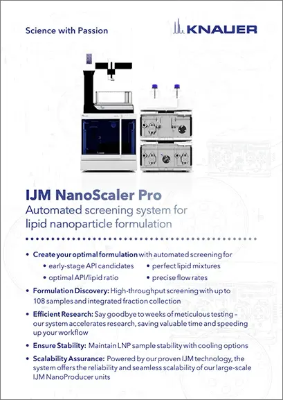 KNAUER IJM NanoScaler Pro Leaflet