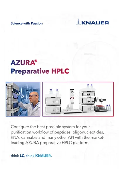 KNAUER AZURA Preparative HPLC System Solutions Brochure