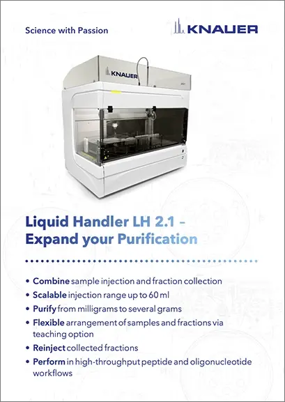 KNAUER Liquid Handler LH 2.1 Leaflet